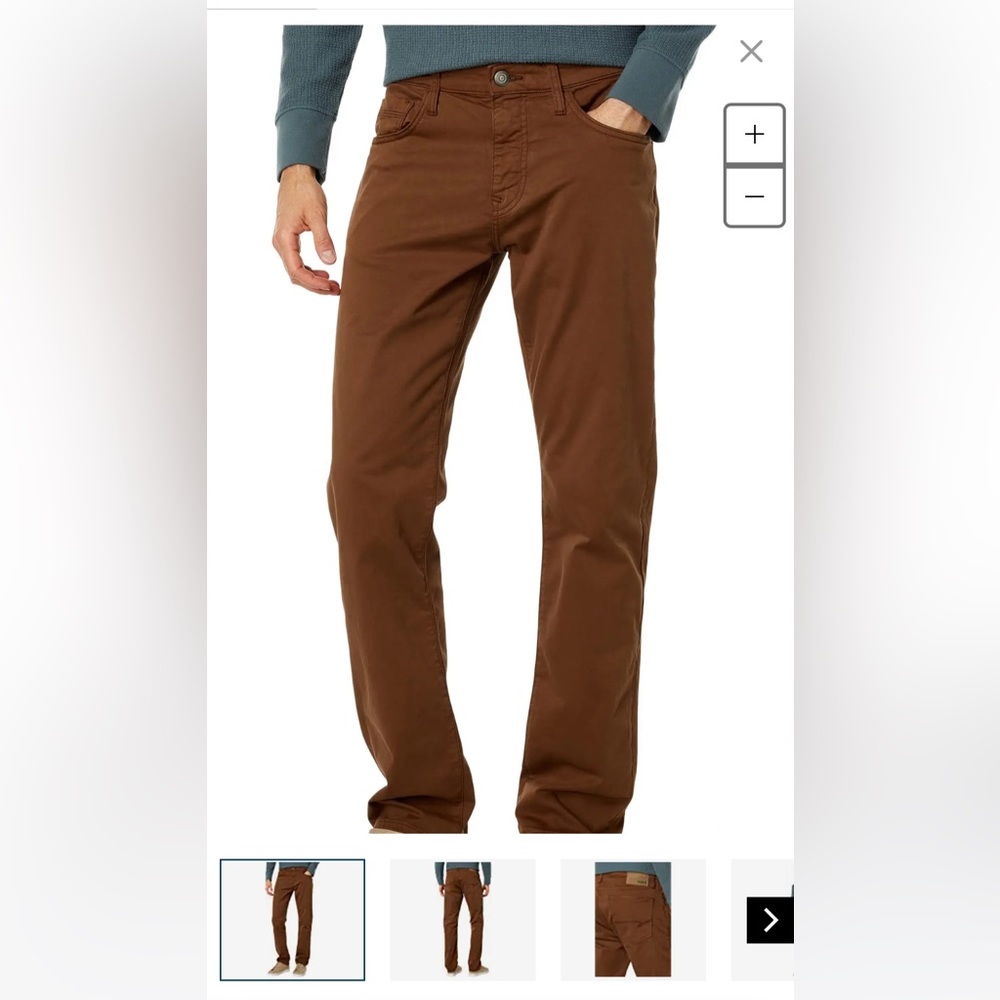 Mens Mavi brand Zac straight leg 35/34. NWT